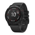 Смарт-часы Garmin Fenix 6X Pro черные с черным ремешком